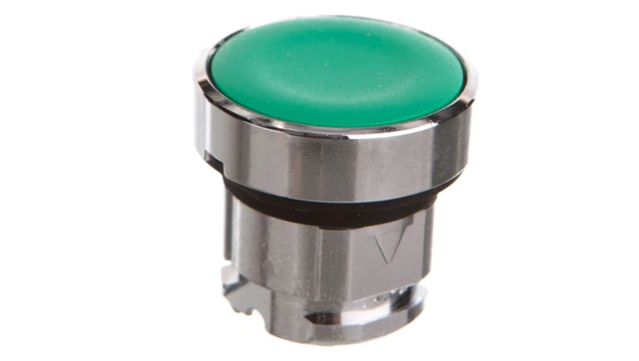 Główka przycisku kryta ziel. O22 push-push bez ozn. ZB4BH03