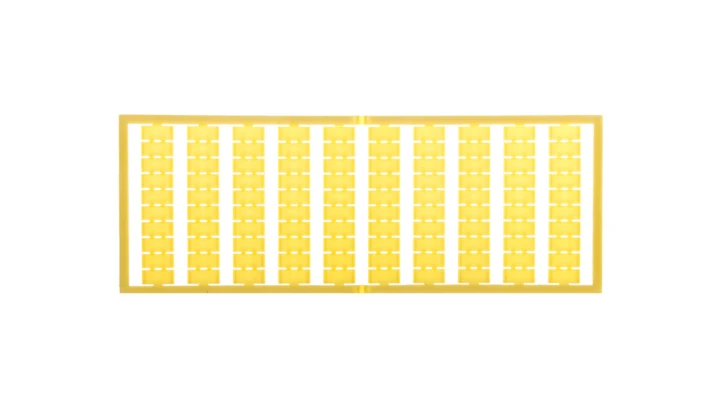 Ramka z oznacznikami bez nadruku żółta 209-501/000-002 /5szt./