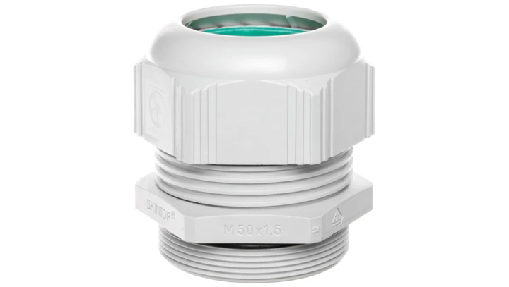 Dławnica kablowa bezhalogenowa M50 IP68 SKINTOP ST-HF-M 50x1,5 jasnoszara 53111467 /5szt./
