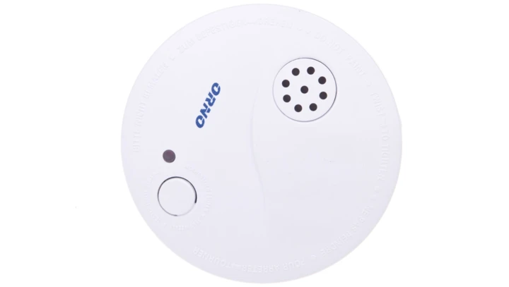 Czujnik dymu bateryjny 9V DC biały OR-DC-609