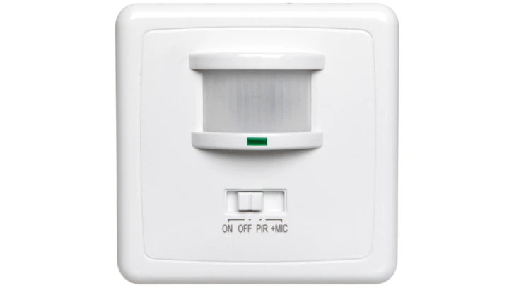 Czujnik ruchu i dźwięku 40/500W 140 stopni biały OR-CR-206