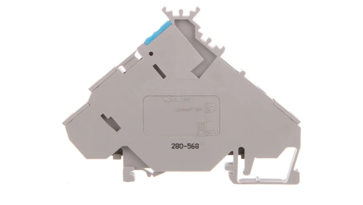 Złączka zasilająca do elementów wykonawczych 2,5mm2 szara 280-568 /20szt./