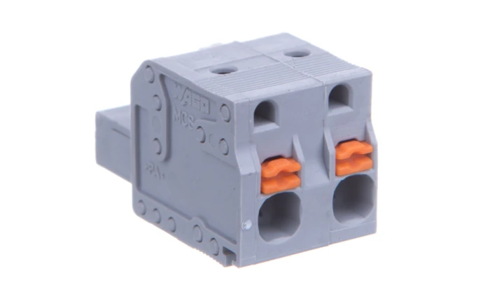 Gniazdo MCS-MIDI Classic 2-biegunowe szare raster 7,5mm 231-202/026-000 /100szt./