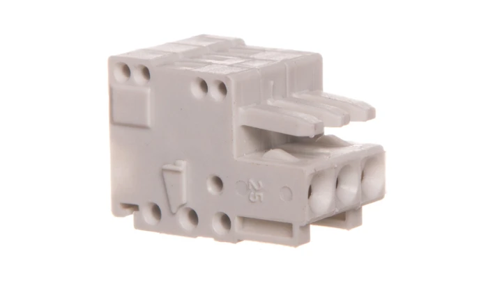 Gniazdo MCS-MINI Classic 3-biegunowe jasnoszare raster 3,5 mm 734-103 /200szt./