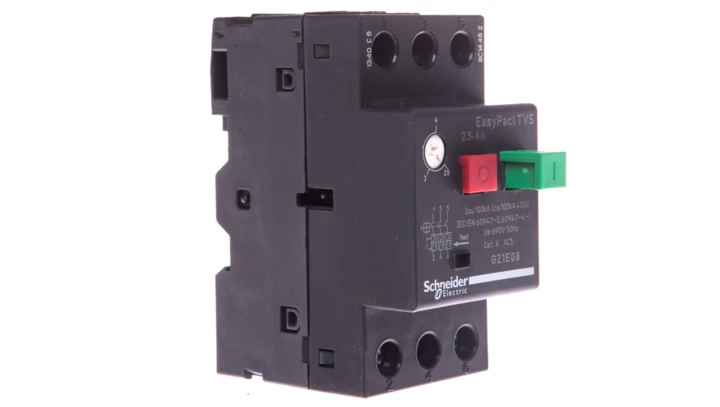 Wyłącznik silnikowy 3P 1,1kW 2,5-4A EasyTeSys Power, napęd przyciskowy, zaciski skrzynkowe GZ1E08