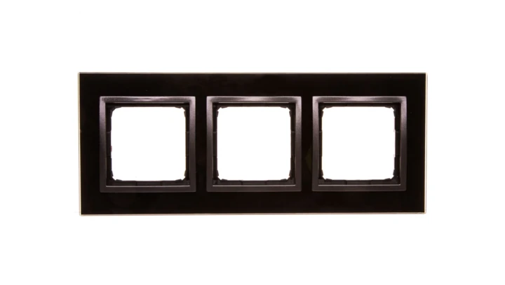 Simon 54 Nature Ramka potrójna szkło ZASTYGŁA LAWA DRN3/73