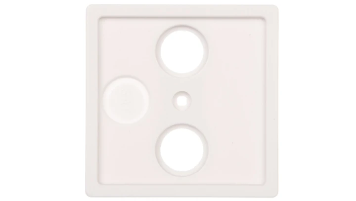 Berker Q.1/Q.3 Płytka czołowa do gniazda antenowego RTV 2- i potrójnego biały aksamit 12036089