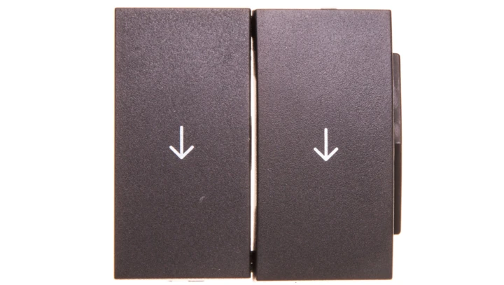 Berker B1/B5/B7 GLAS Klawisz do łącznika żaluzjowego z symbolem strzałka podwójny antracytowy 16251606