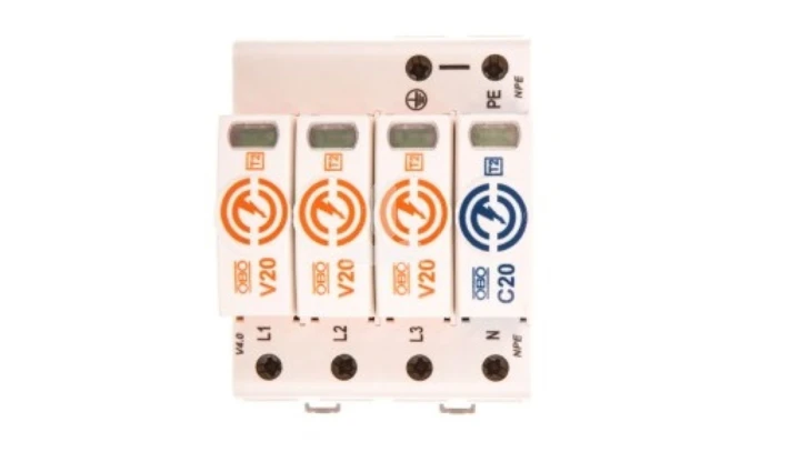 Ogranicznik przepięć Typ T2 3P+N 40kA 280V V20-3+NPE-280 5095253