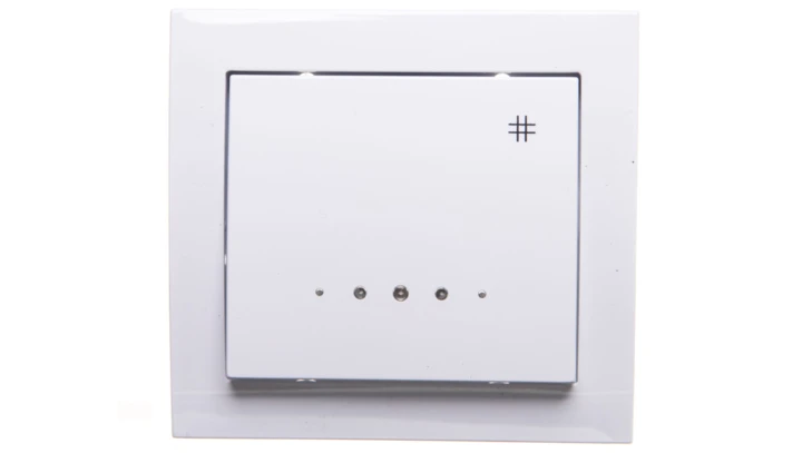 KIER Łącznik krzyżowy z podświetleniem biały ŁP-4WS/00