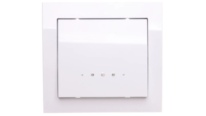 KIER Łącznik pojedynczy z podświetleniem biały ŁP-1WS/00