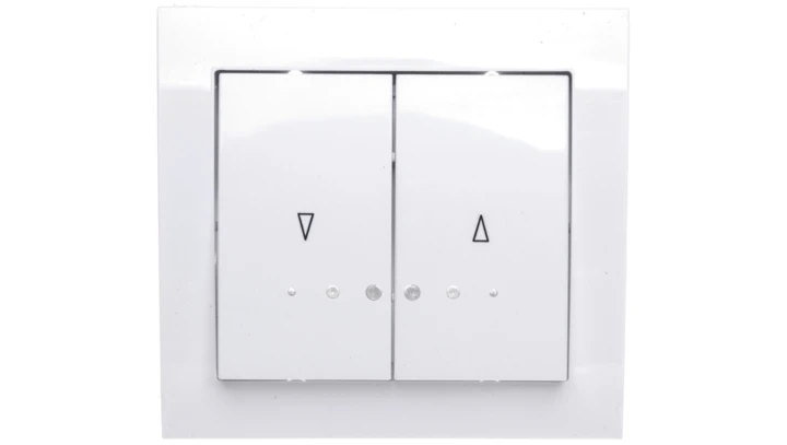 KIER Łącznik żaluzjowy z podświetleniem biały ŁP-7WS/00