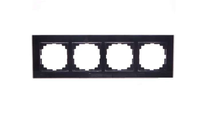 Sentia Ramka poczwórna czarna 1474-61