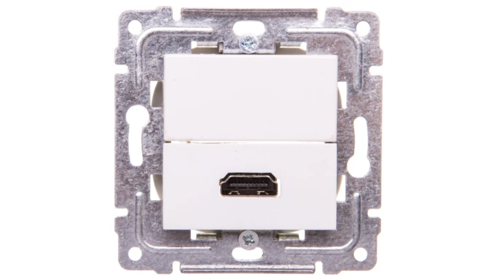 DANTE Gniazdo multimedialne HDMI białe 450450