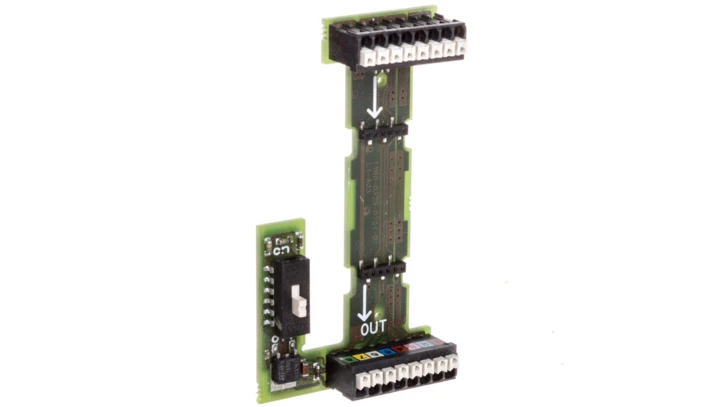 Dwupozycyjna płytka przystosowująca kasetę sterowniczą do systemu SmartWire-DT 115991