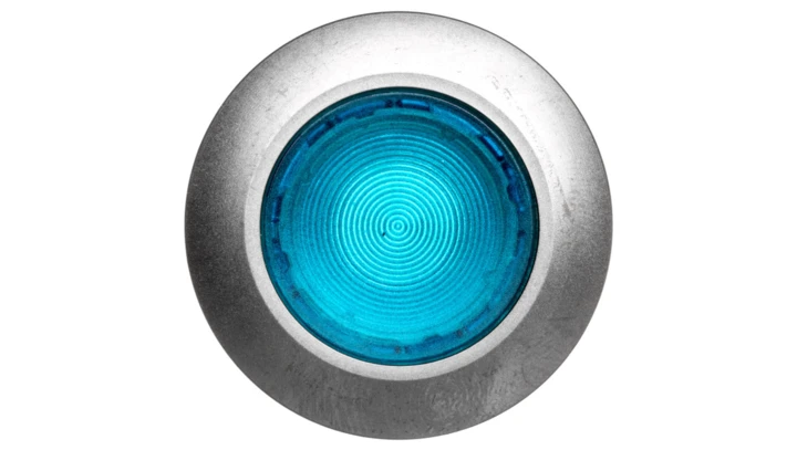 Lampka sygnalizacyjna 30mm niebieska płaska metal IP69k SIRIUS ACT 3SU1061-0JD50-0AA0