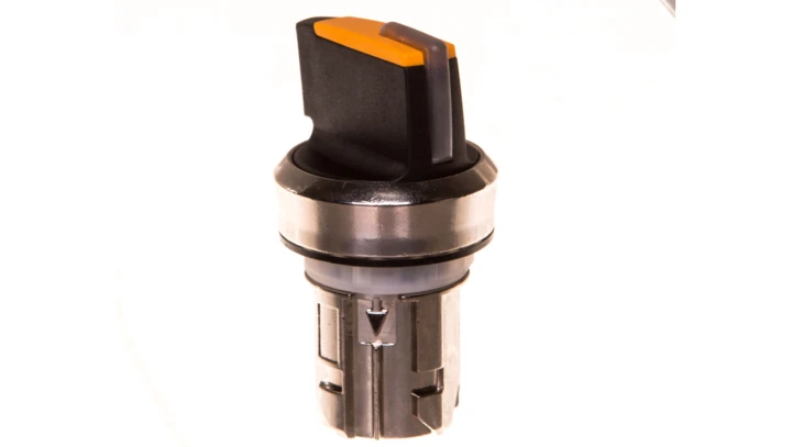 Napęd przełącznika 2 położeniowy O-I 22mm bursztynowy z podświetleniem bez samopowrotu metal mat IP69k Sirius ACT 3SU1052-2BF0