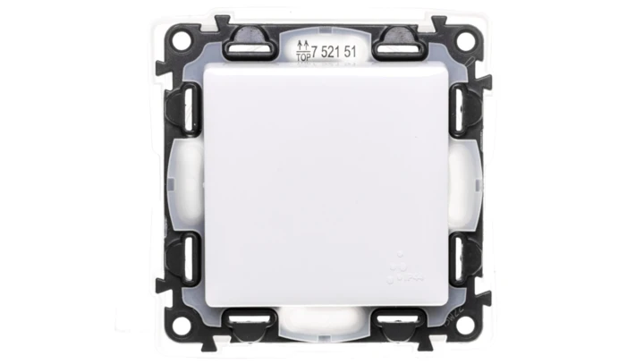 VALENA LIFE Łącznik jednobiegunowy IP44 biały 752151