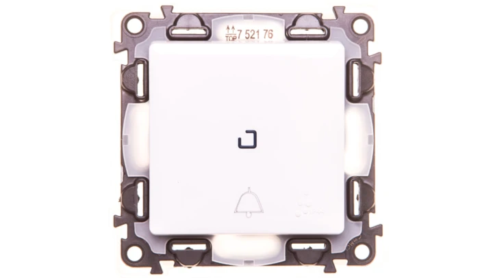 VALENA LIFE Przycisk /dzwonek/ IP44 z podświetleniem biały 752176