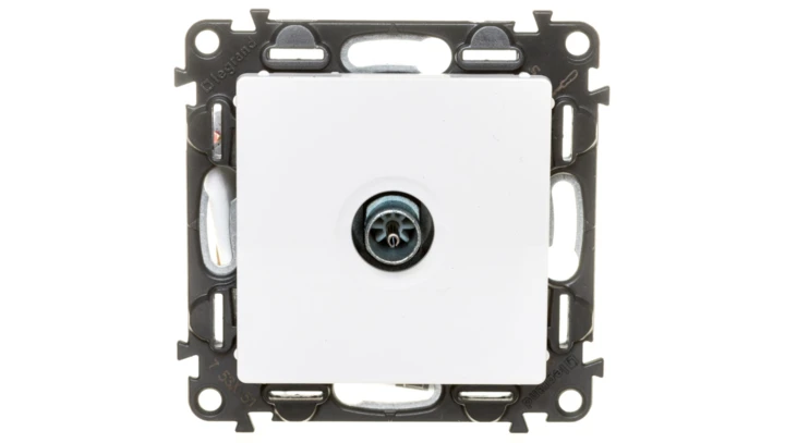 VALENA LIFE Gniazdo antenowe TV końcowe biały 753151