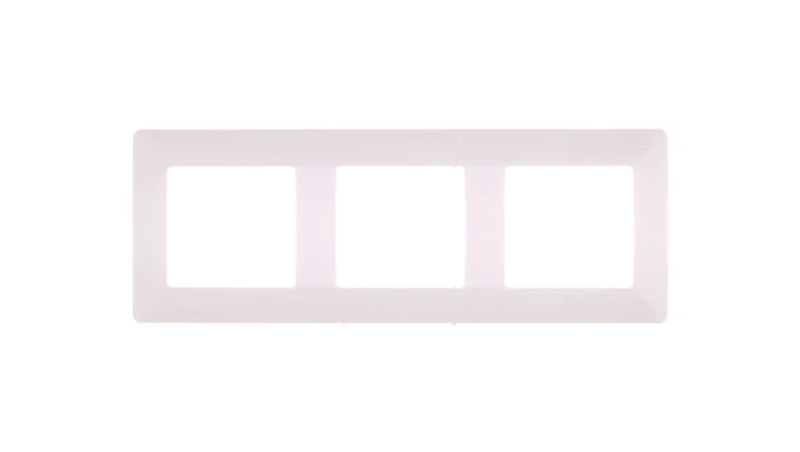 VALENA LIFE Ramka potrójna biała 754003