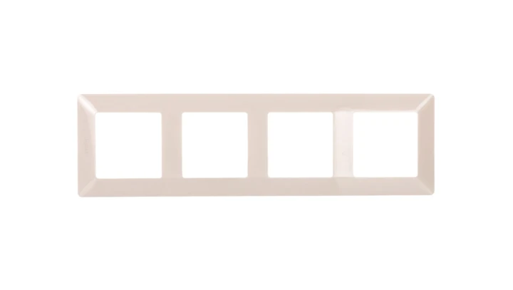 VALENA LIFE Ramka poczwórna kremowa 754044