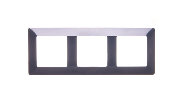 VALENA LIFE Ramka potrójna popielata 754093