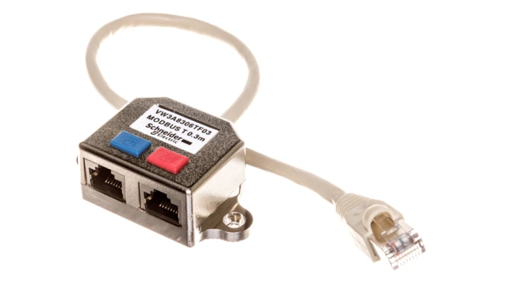 Rozdzielacz T 2xRJ45 Modbus z kablem 0,3m VW3A8306TF03