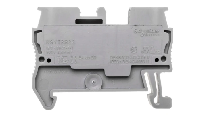 Złączka szynowa przepustowa 2 PT 2,5mm2 NSYTRR22 /50 szt./