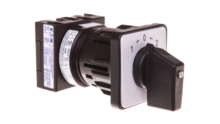 Łącznik krzywkowy 1-0-2 1P 20A do wbudowania z samopowrotem do pozycji 0 T0-1-8214/EZ 076815