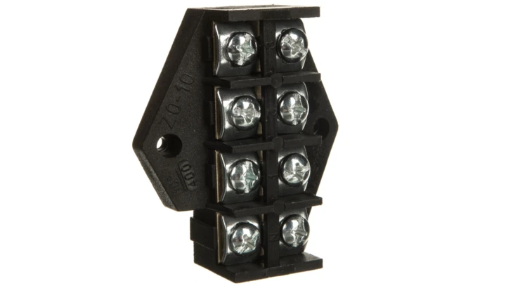 Płytka odgałęźna /10mm2/ 4-tory czarna ZPT4-10.0 83005007