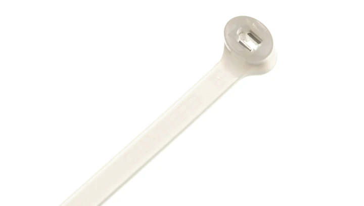 Opaska kablowa 360x4,5 biała 2-LOCK zęby stalowe BMTB3749 /100szt./