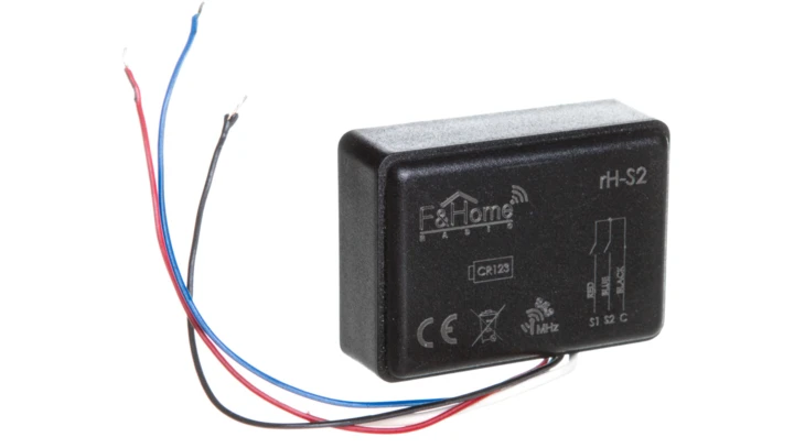 FiHome Radio Nadajnik dwukanałowy z zasilaniem bateryjnym rH-S2