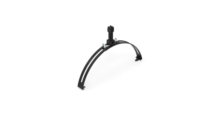 Uchwyt gąsiorowy uniwersalny G6 z plastikiem 125-205mm lakierowany 59.2 LA 9005 /95900215/