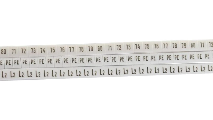 Oznacznik DK1/Z5 /UZIEMIENIE/ biały 89332006 /100szt./