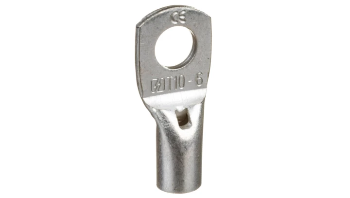 Końcówka oczkowa rurowa 10/M6 miedź cynowana KC10/6 KC10F6 /100szt./