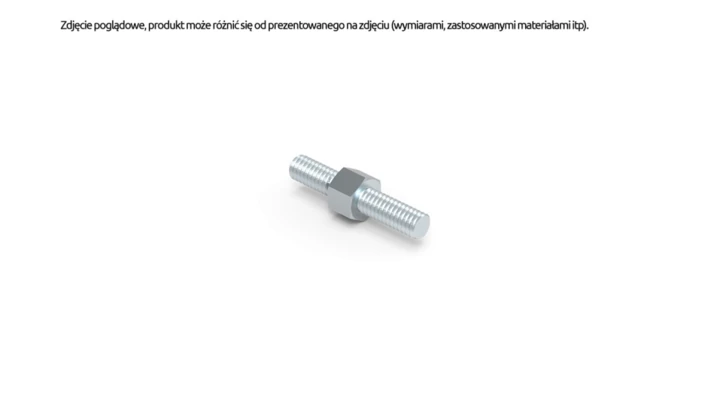 Łącznik prosty do mocowania uchwytu drążka do drążka izolacyjnego M 16mm cynowany 81.2 OC /98100201/