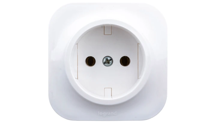 FORIX Gniazdo pojedyncze b/u 16A IP20 białe 782410