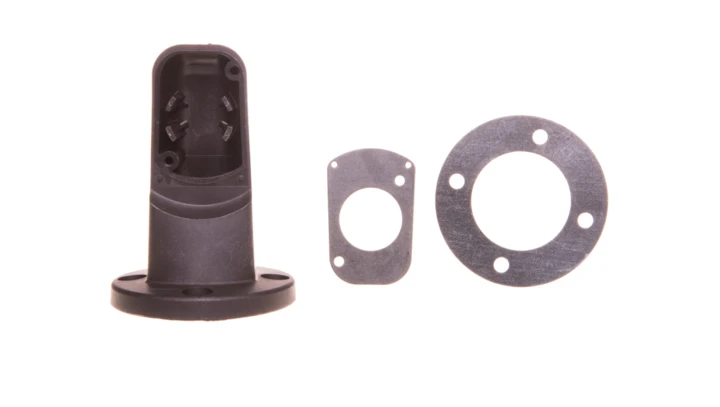 Kątownik wspornik mocujący do montażu bezpośrednio na ścianie do kolumn 70mm czarny 1 stronny 8WD4308-0CA