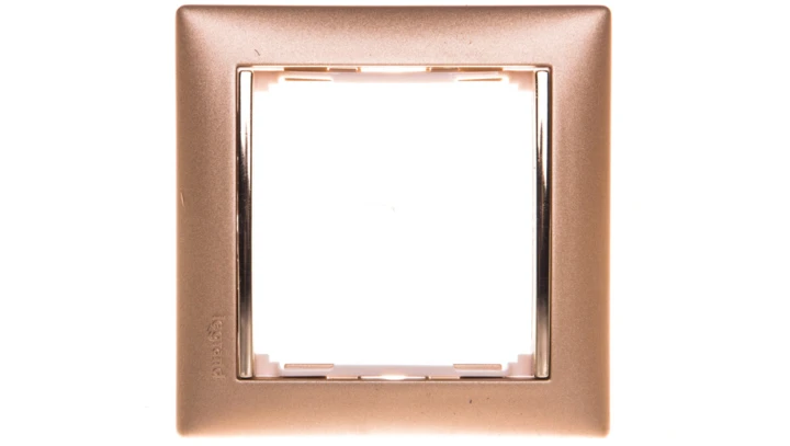 VALENA Ramka pojedyncza uniwersalna złoty mat/złoto 770301