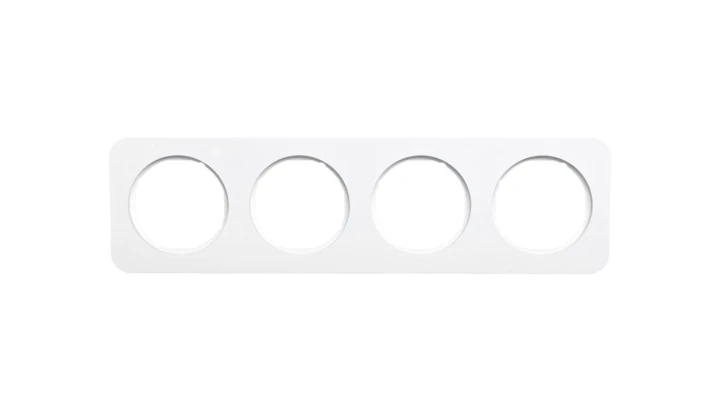 Berker R.1 Ramka poczwórna pozioma/pionowa IP20 biała 10142189