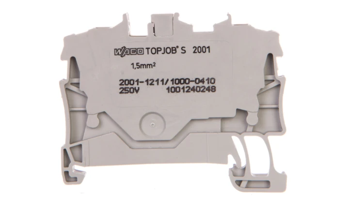 Złączka 2-przewodowa 1,5mm2 diodowa szara 2001-1211/1000-410 TOPJOBS /100szt./