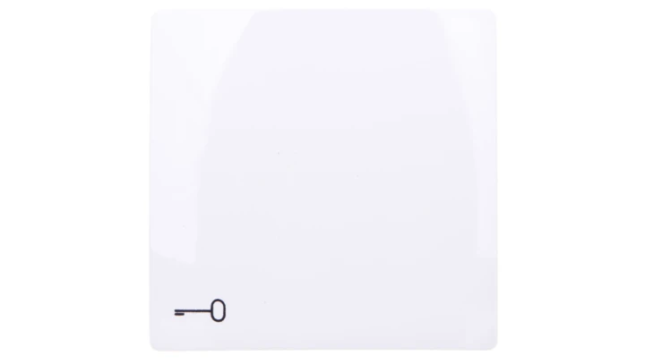 Simon Basic Klawisz pojedynczy z symbolem klucza biały BMKWK1/11