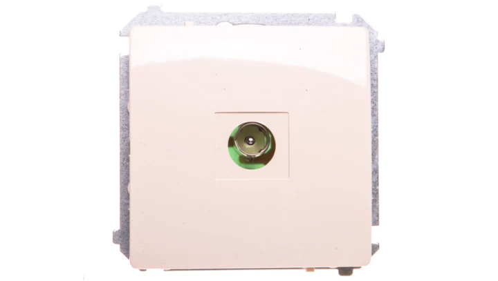 Simon Basic Gniazdo antenowe pojedyncze końcowe beżowe /zastępuje BMAK1.01/ BMAK3.01/12