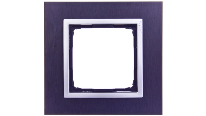 Simon 54 Nature Ramka pojedyncza metal INOX YIN DRN1/78