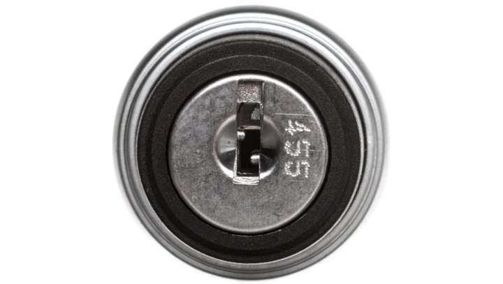 Napęd przełącznika 2 położeniowy 0-1 z kluczem wyjęcie klucza w pozycji 0 bez samopowrotu LPCS320