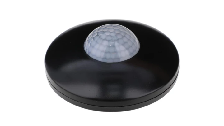 Czujnik ruchu 1000W 360 stopni 230V AC podczerwień czarny DR-06B