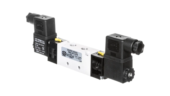 Zawór rozdzielający 230V AC 1MPa ZMG 5/2 G1/8 22.0701.5218J