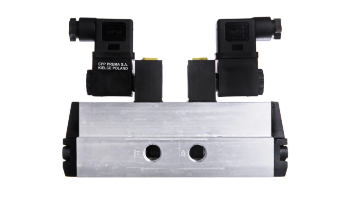 Zawór rozdzielający 230V AC 1MPa DTE 5/2 G1/8 22.0201.5218J