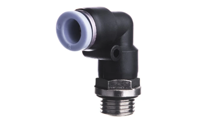 Przyłączka kątowa wtykowa G1/4 D 10 84.0050.04.1410